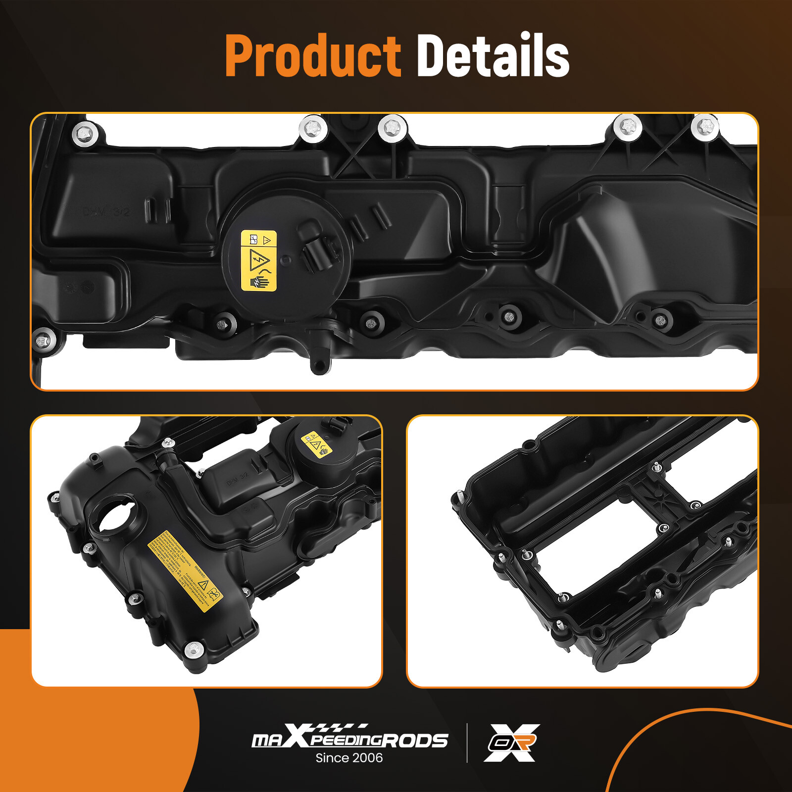 Valve Cover & Gasket Cap for BMW N55 135i 335i 535i 640i 740i X3 X5 11127570292