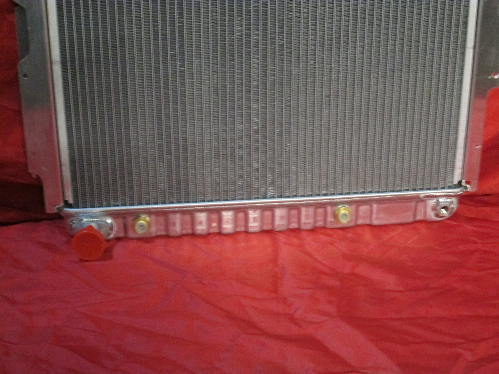 1966-72 Mopar B & E Body Black Aluminum 26" Radiator Roadrunner Challenger Cuda