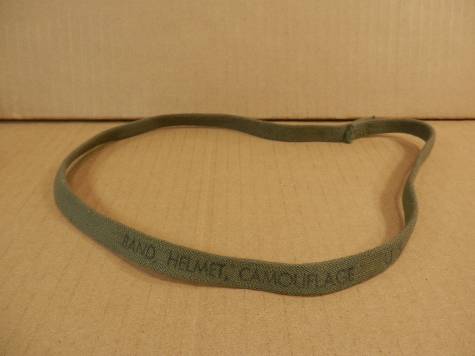 Vietnam Era US M1 Helmet Band Camouflage NO Cat Eyes Elastic USMC US Army