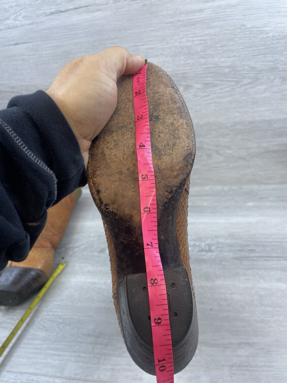 Dan Post Exotic Python Snakeskin 8.5A Leather Western Cowgirl Boots Women’s