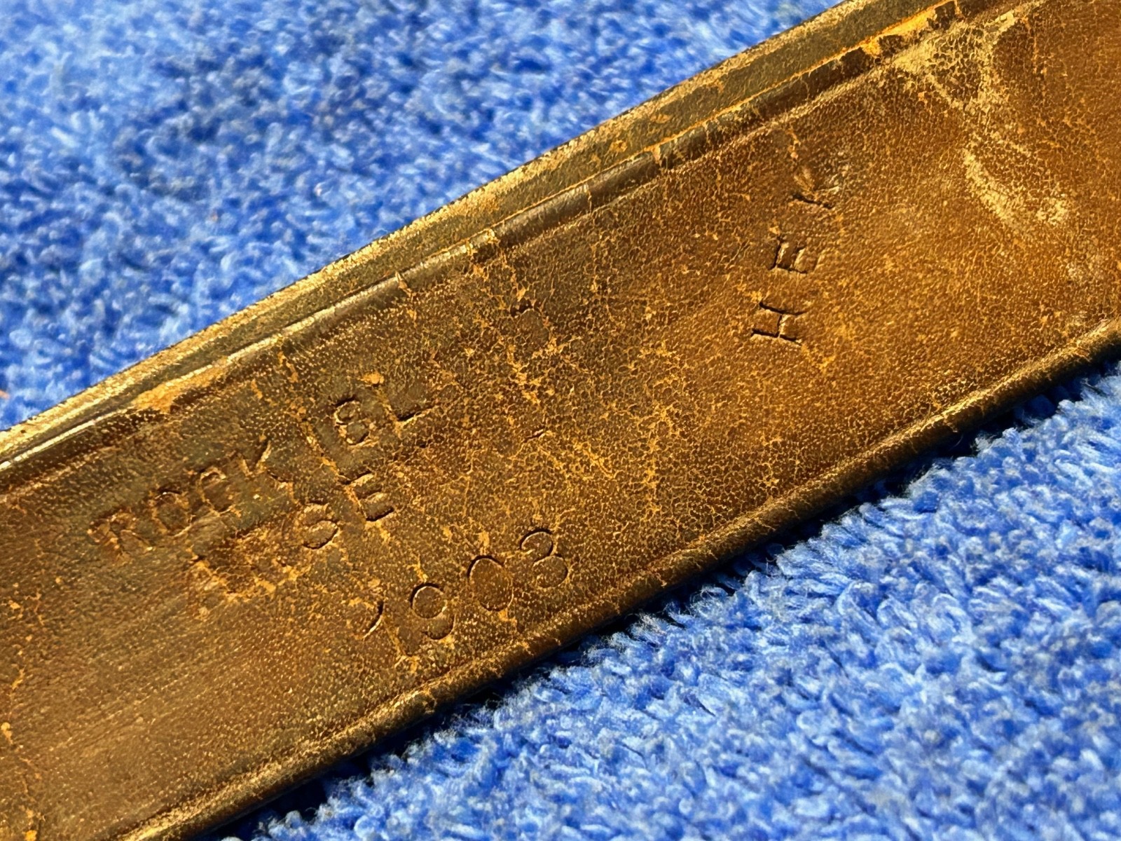 1903 Rock Island Arsenal Leather Sling Strap WWI for a 03 SPringfield