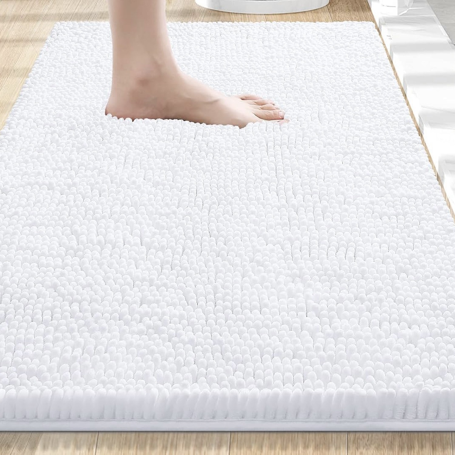 30"x20" - Soft Cozy Plush Chenille Bath Mat Highly Absorbent Bathroom Rug