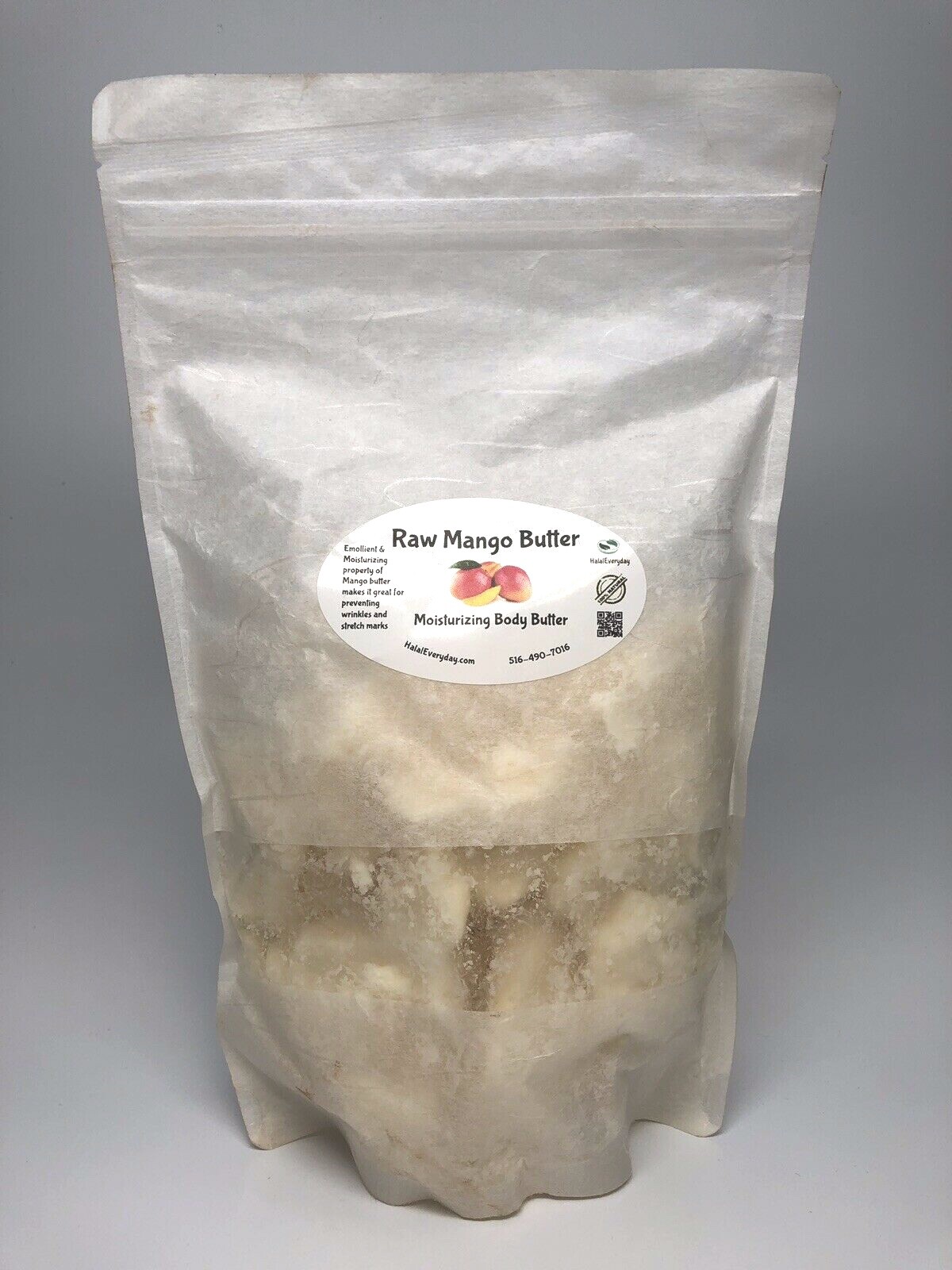 Raw Mango Butter Unrefined - 100% Pure Organic Natural Vegan Skin Hair Body BULK