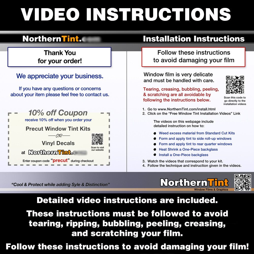 Precut Window Tint for Chevy 1500 Standard Cab 88-98 (All Windows Any Shade)