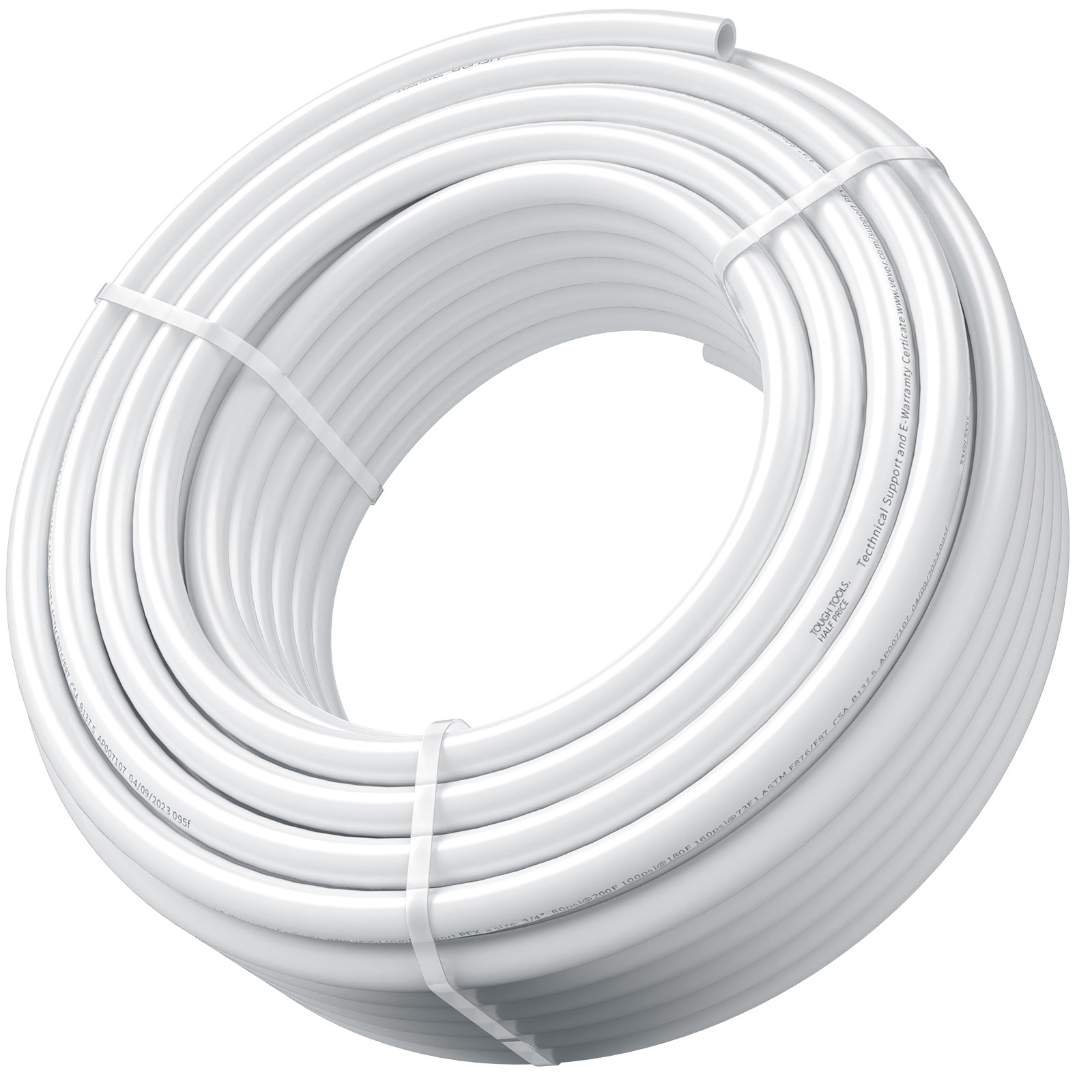 Uimoso 3/4” x 100ft White PEX-B Tubing/Pipe for Potable Water with Pipe Cutter