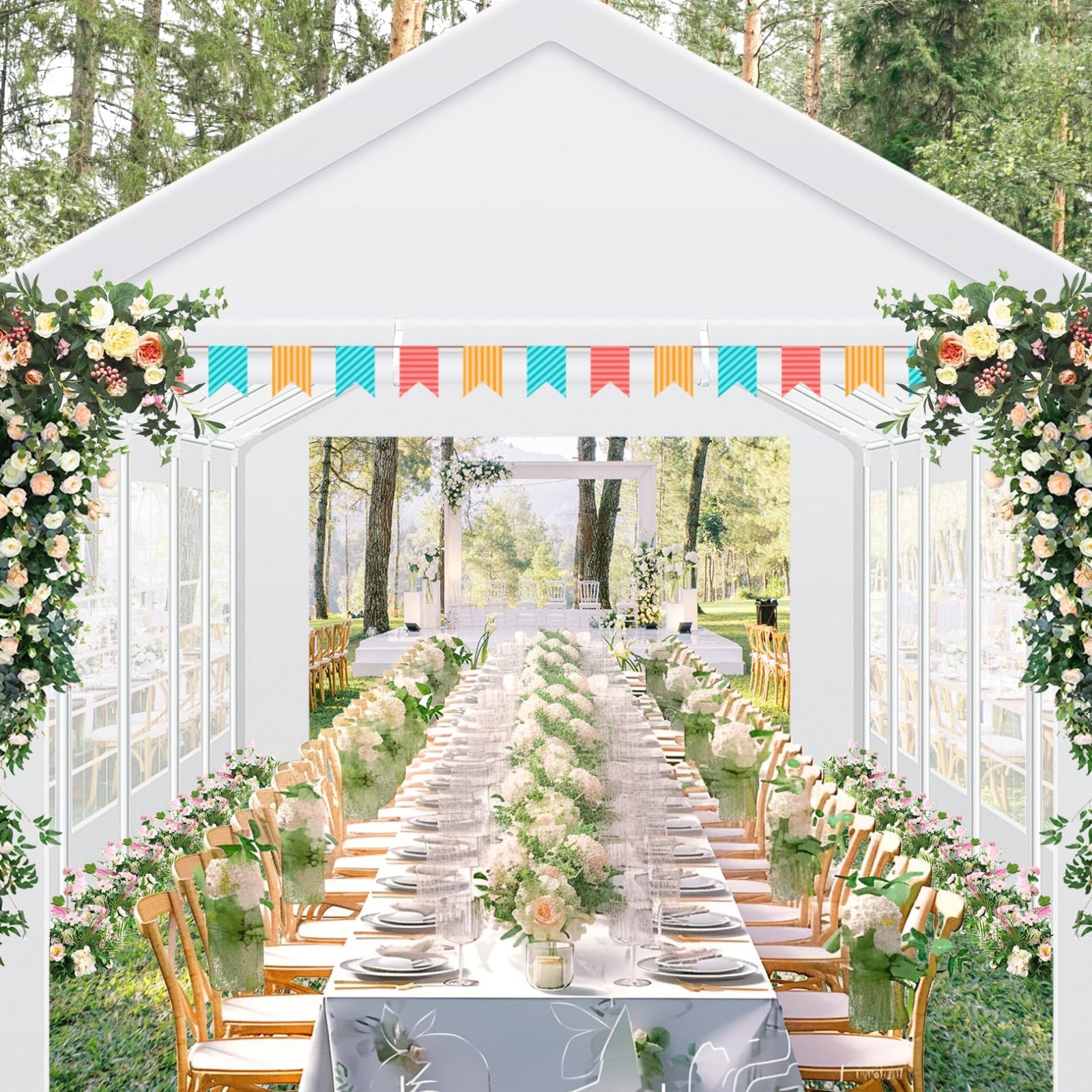 20x40 10x20 Heavy Duty Party Tent Waterproof Carport Canopy Carpas para Fiestas