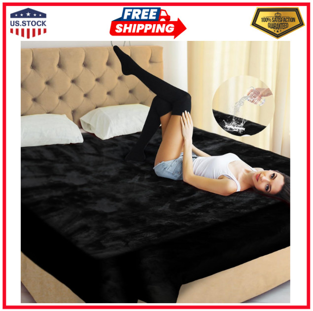 Love Blank Waterproof Bed Blanket Waterproof Blanket for Bed Splash 3 Layer Ligh