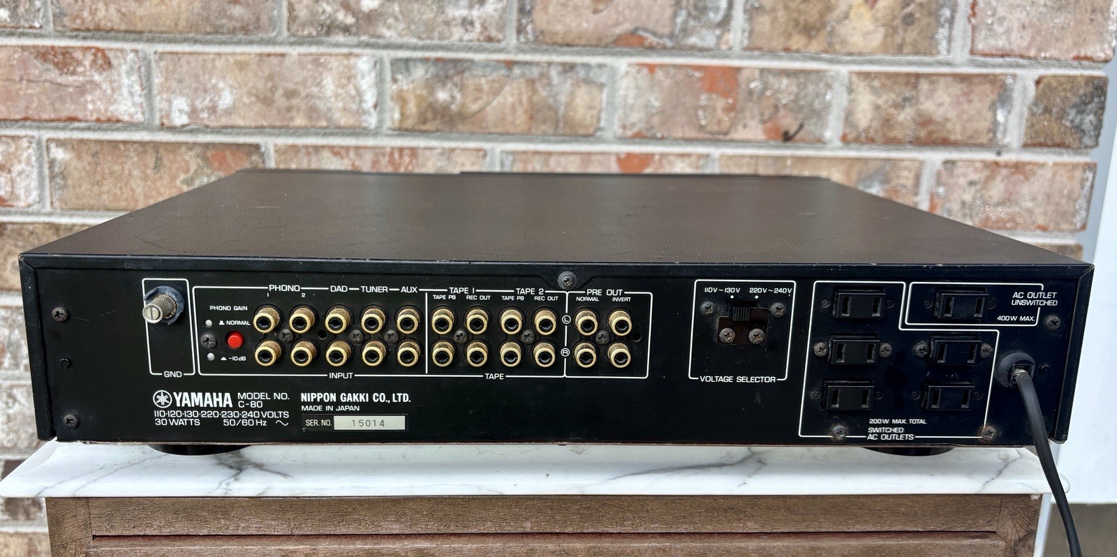 Yamaha C-80 Preamplifier Preamp