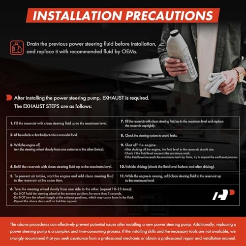 Power Steering Pump, with Pulley & Reservoir, Pump with Pulley & Reservoir