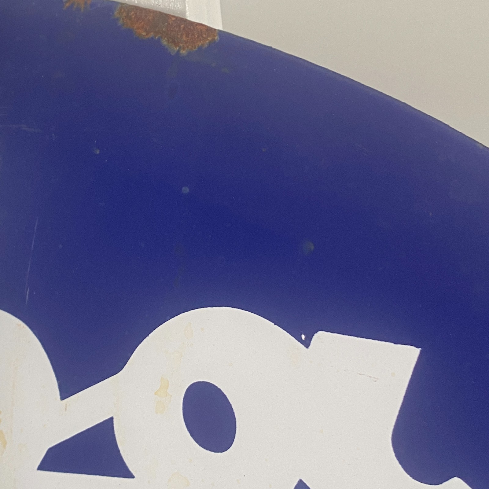 Piaggio Vespa Enamel Sign - 63x29cm (24.8x11.4") - Nice Rare Advertising Signage