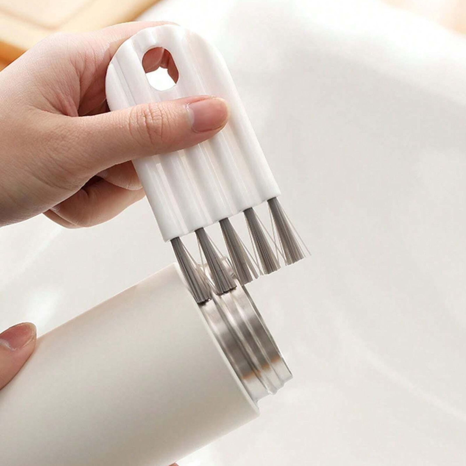 Flexible Keyboard Cleaner Brush Soft Bendable Cup Cleaning Brush Gap Cleaning US