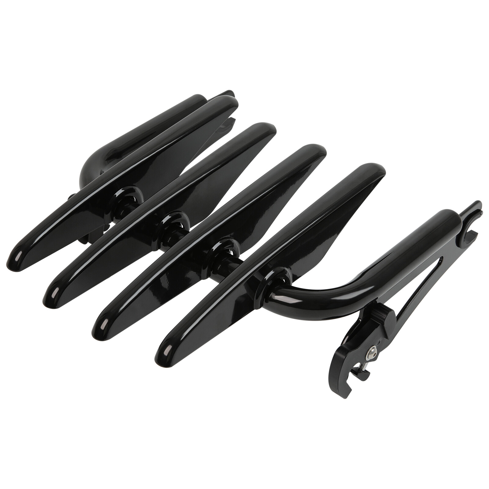 22" Sissy Bar Backrest & Stealth Luggage Rack For Harley Street Road Glide King