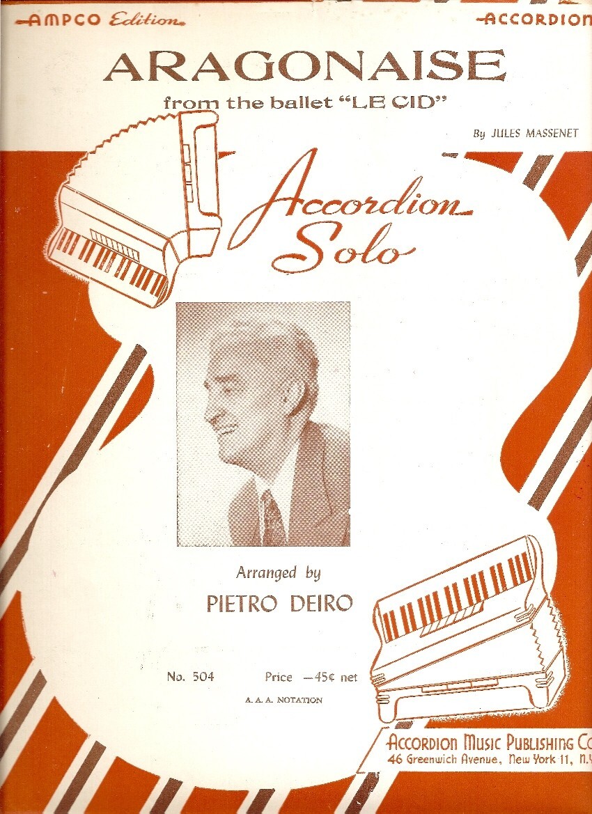 PIETRO DEIRO MASSIVE ACCORDION SHEET MUSIC COLLECTION - 446 SELECTIONS on DVD