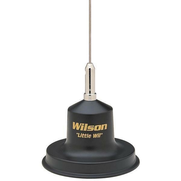 Wilson Little Wil black magnet mag mount mobile CB Antenna kit w SS whip 305-38