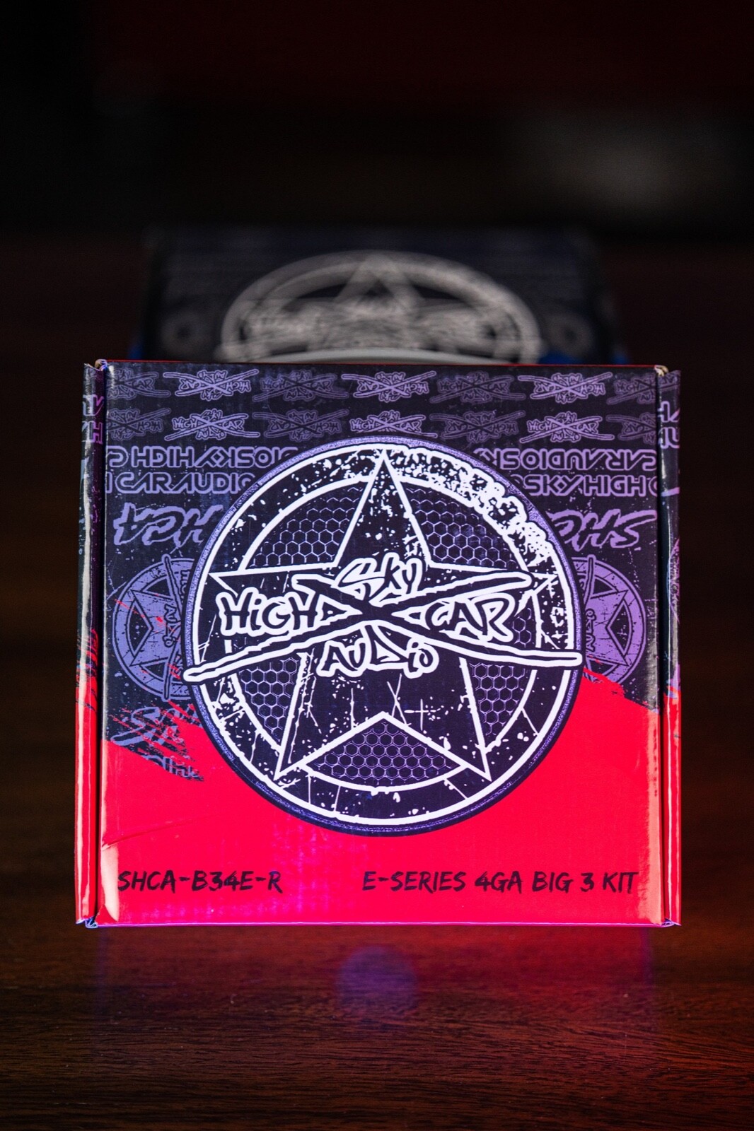 Sky High Car Audio E-Series 4 Gauge Big 3 RED/BLACK Electrical Wiring Kit