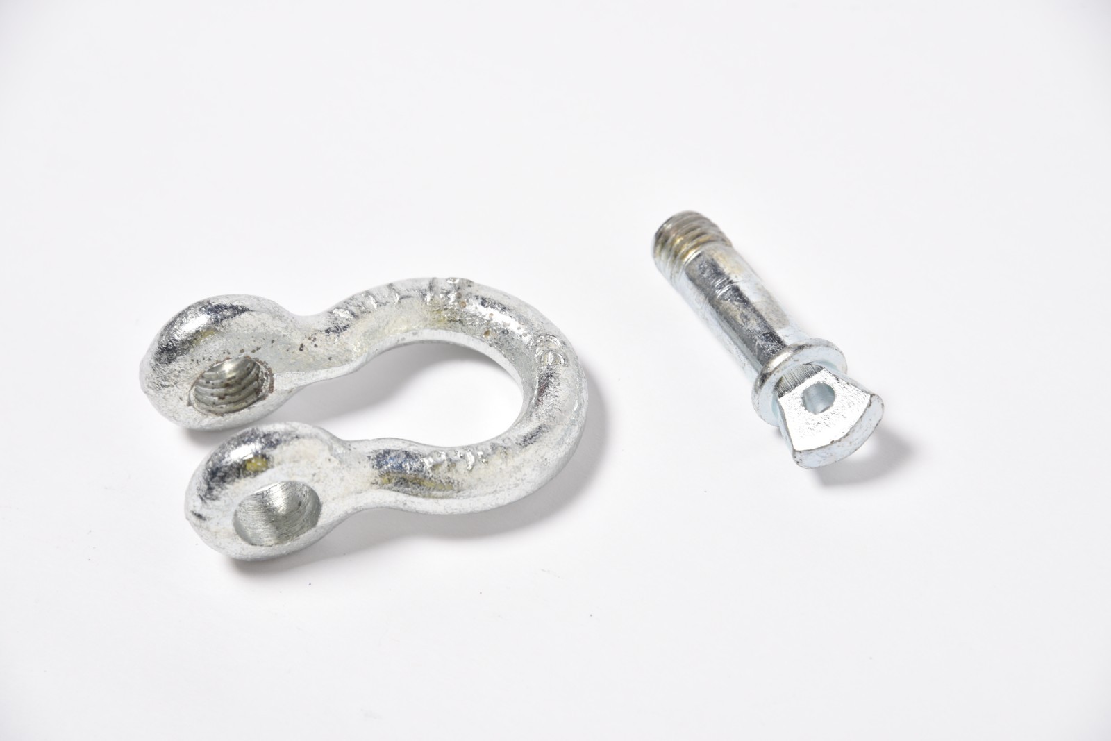 2x 3/8" Bow Shackle D-Ring w Clevis Screw Pin Anchor WLL 1 TON 2200 lbs capacity