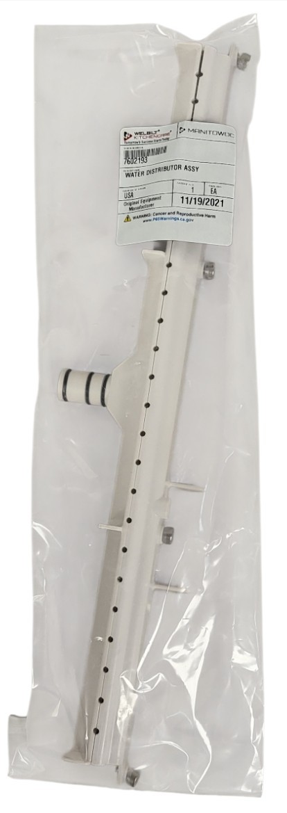 NEW MANITOWOC 7602193 -WATER DISTRIBUTION TUBE ASSY. 18" X 3 3/4" X 1 1/2"