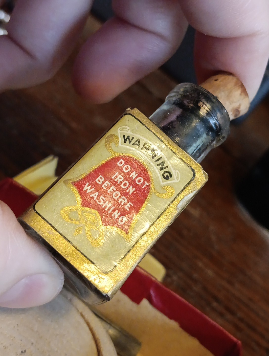 Antique CARTER's Indelible Household INK BOTTLE & BOX Set for Fountain Pen