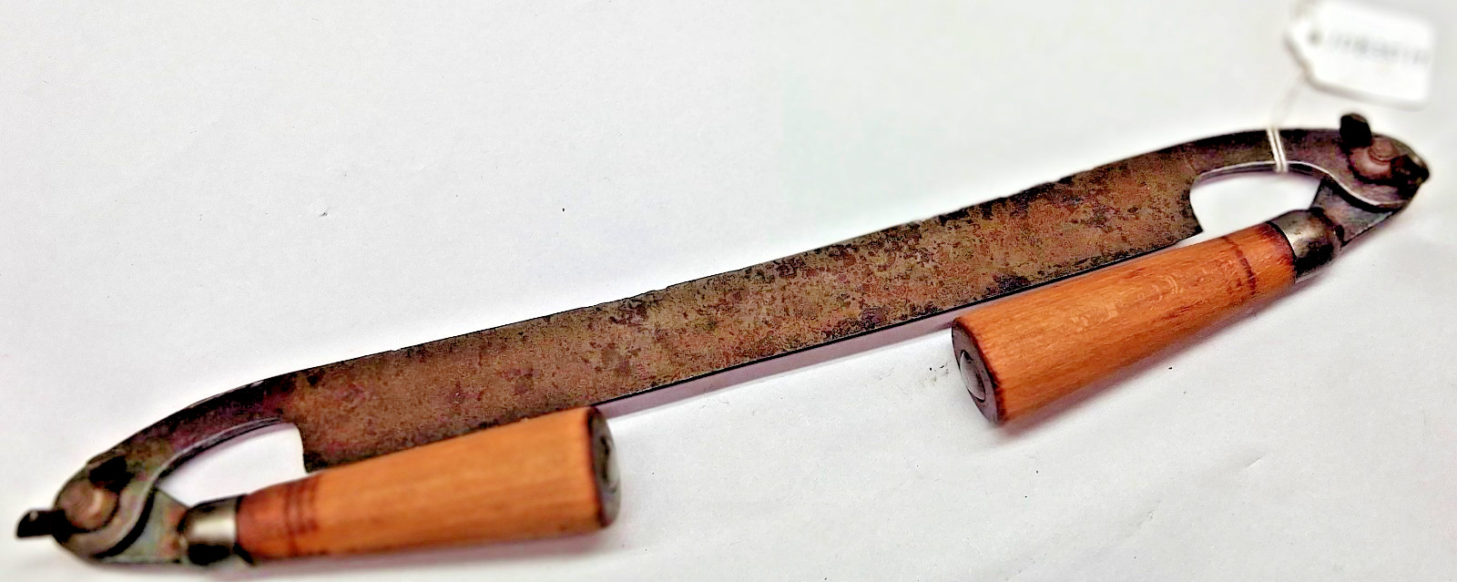 Vintage PALMER 8" Wide Blade Draw Knife, drawn in Handles, Meadville, P.A., USA