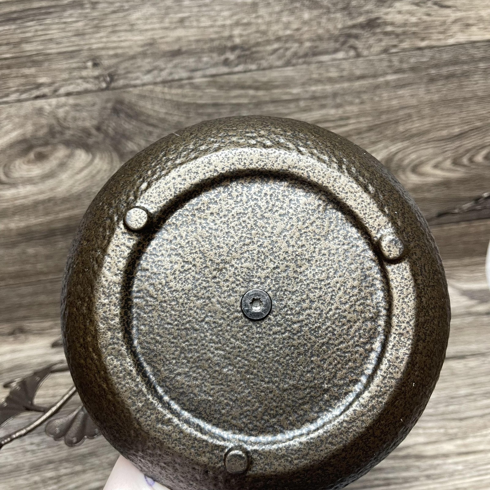 Metal Jewelry Tree Brown Rustic Primitive Tabletop Ring Necklace Earring Holder