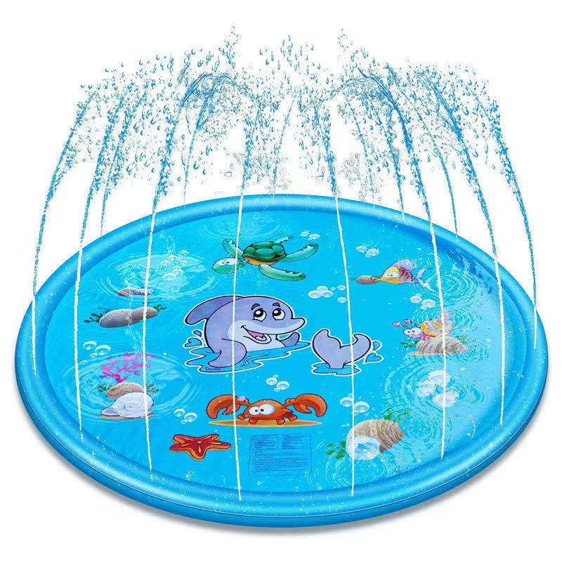 Durable Children's Water Spray Pool Mat | Splash Play Pad Mat | Water Spray Pool