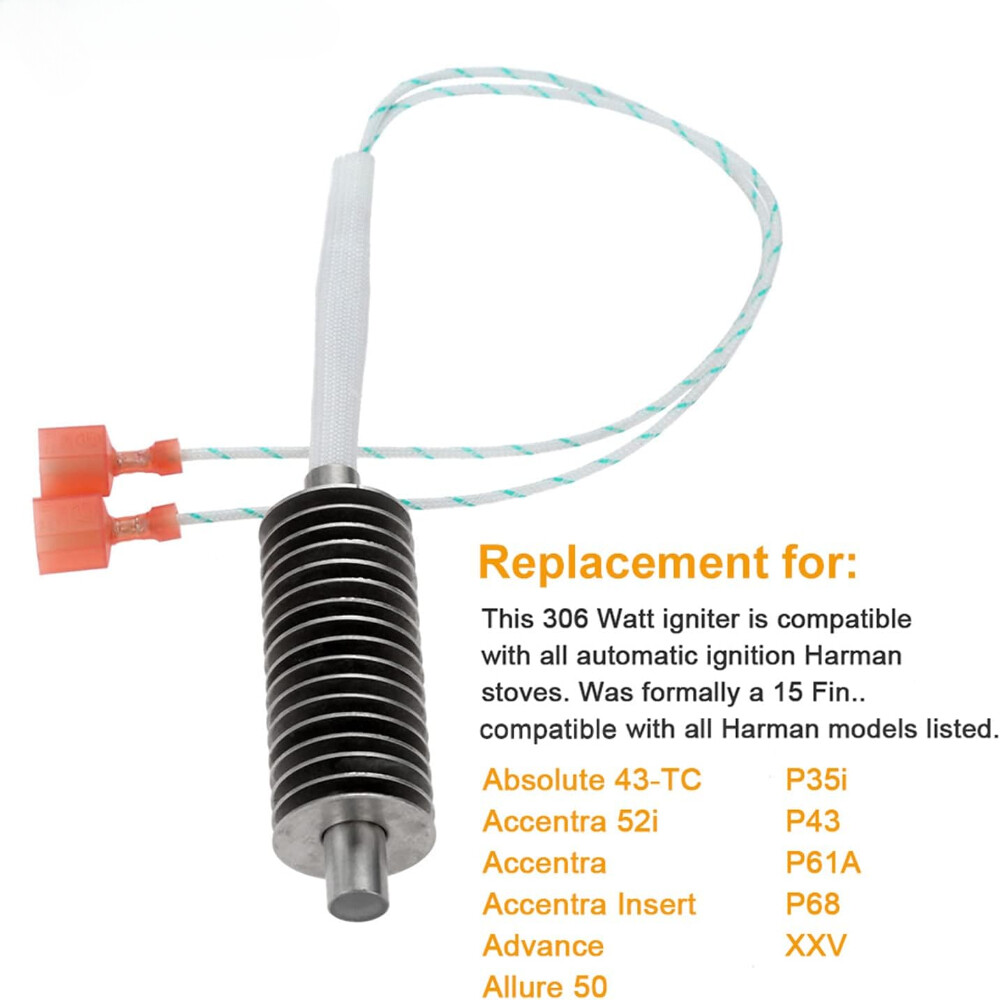 Pellet Stove Igniter for Harman Stoves, 306W Ignitor Hod 3-20-677200, 3-20-06783