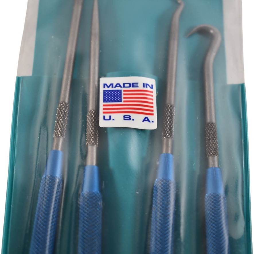NEW Moody 4PC MAG Hand Scriber Pick Set 58-0226 Hook Straight Point