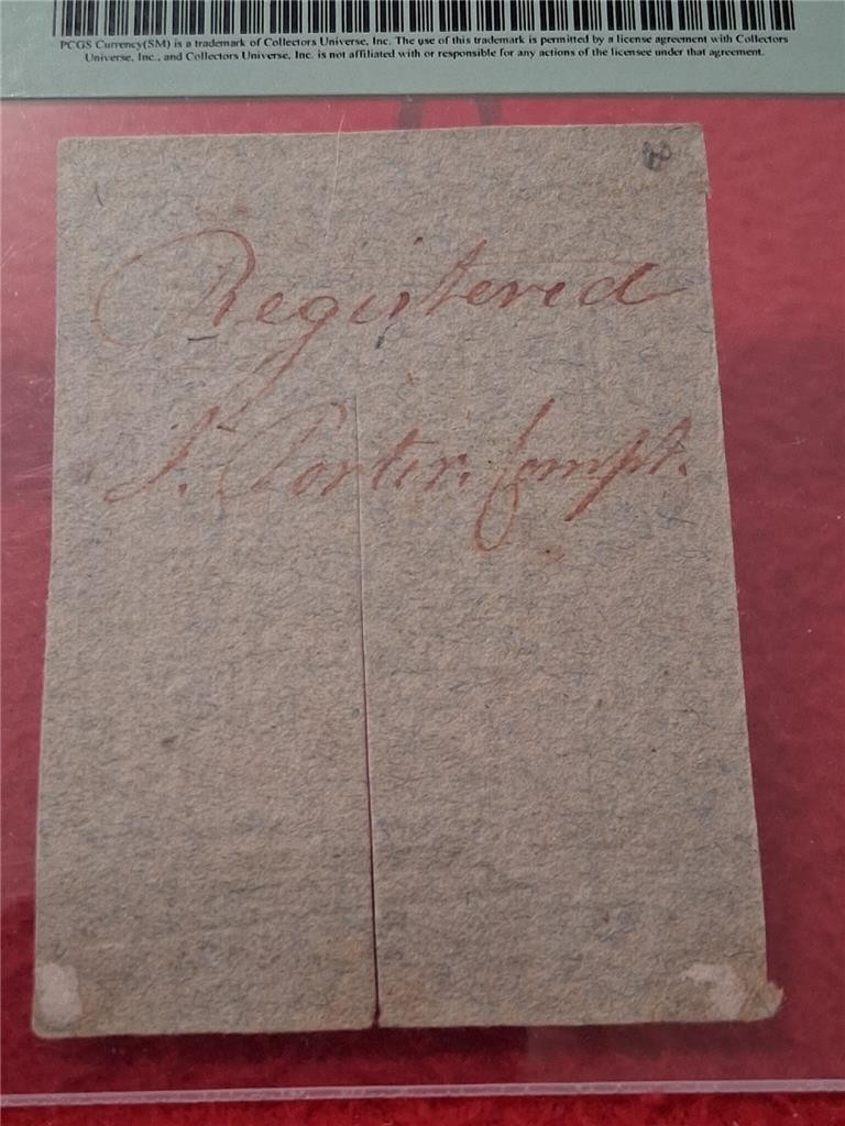 1777 3d Connecticut Colonial Currency CT-215 PCGS 64 VERY CH NEW SLIT CANX#M0876