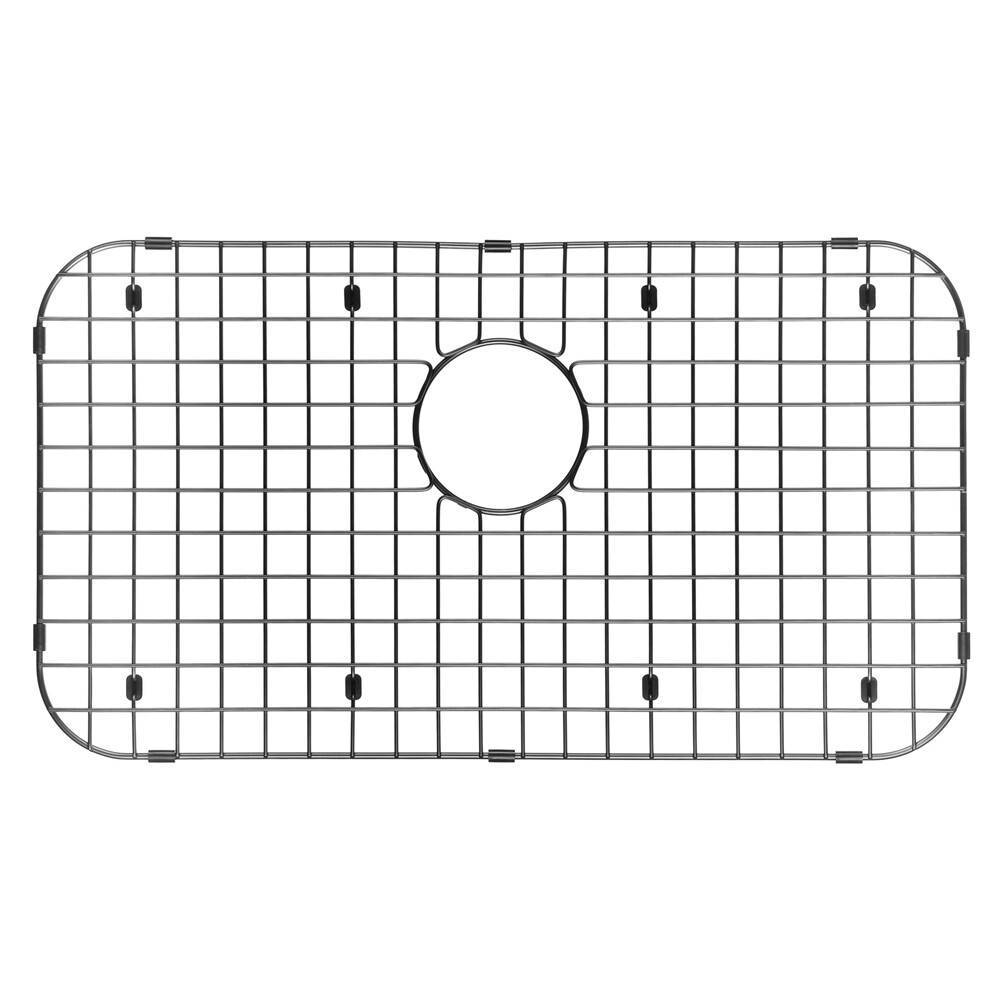 STARSTAR Sinks Protector Matte Black Stainless Steel Kitchen Sink Bottom Grid