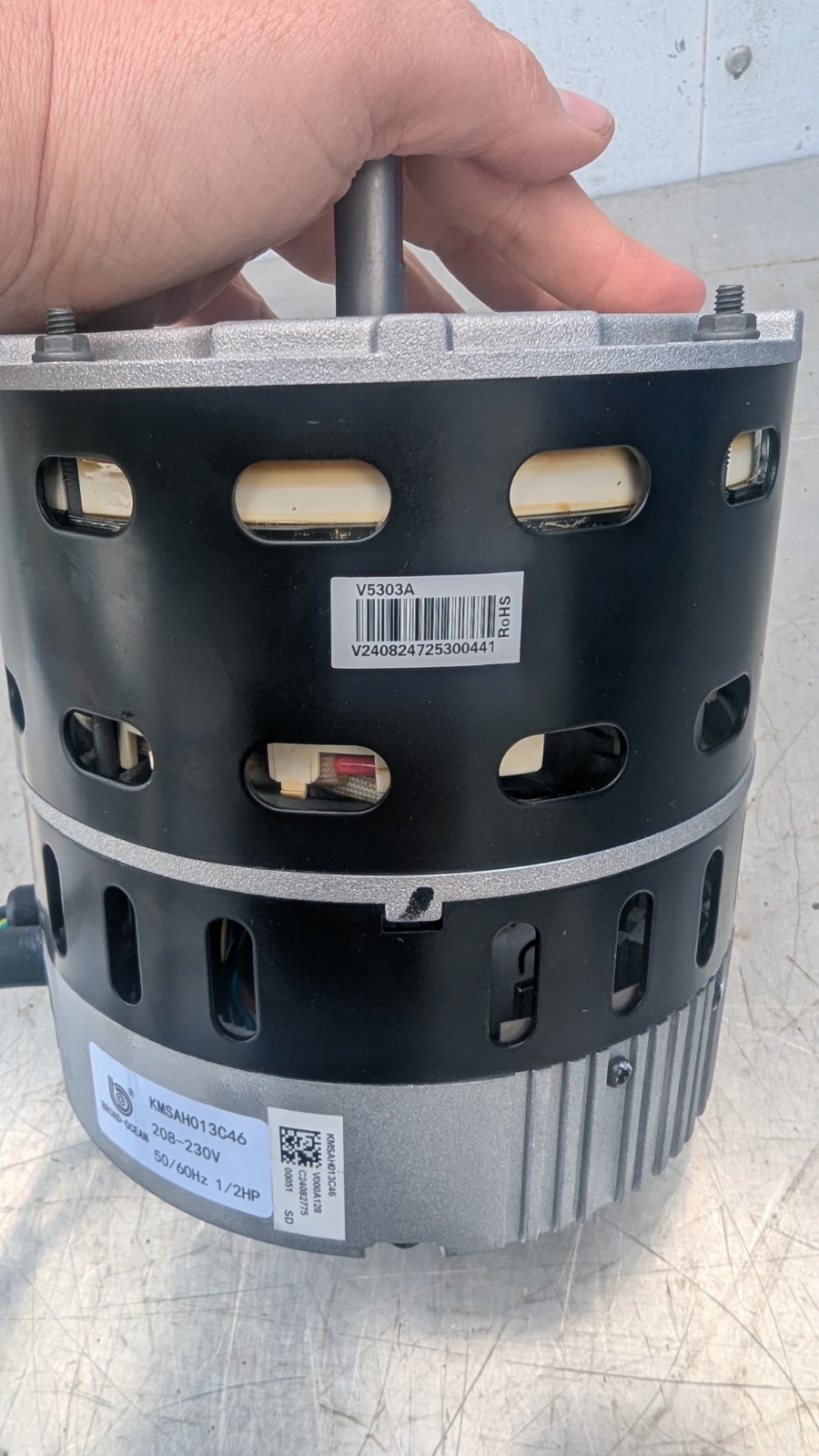 Zhongshan Broad-Ocean Blower Motor ZWK702B53812101, V240824725300441, KMSAH013C4