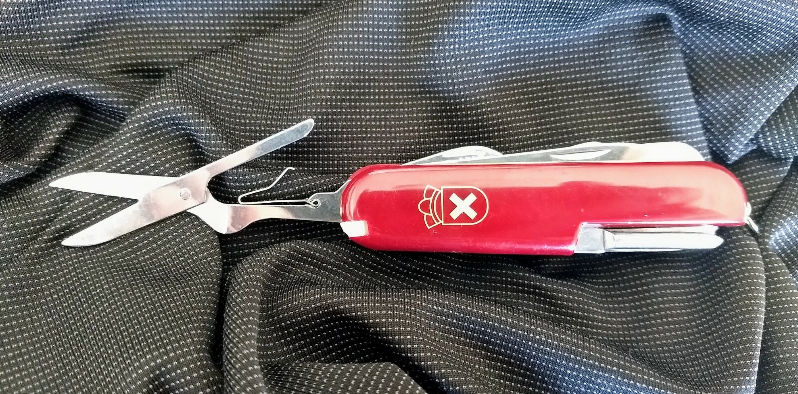 Rite-Edge Red Swiss Scout Camping Pocket Knife Multi Tool-Same Day Shipping!