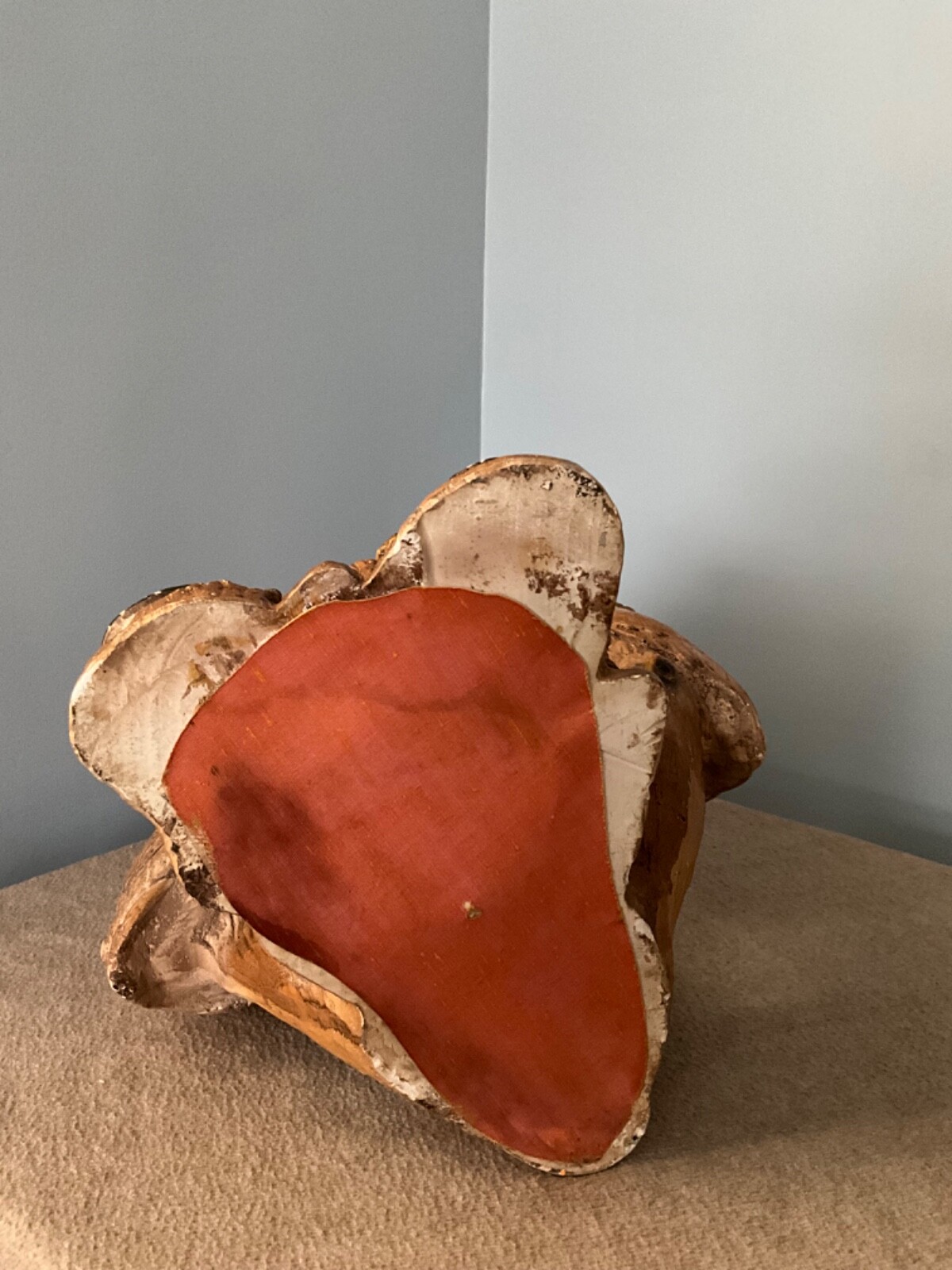 Old Vintage three Owls cabin Table Lamp 2’ tall with ashtray chalkware working