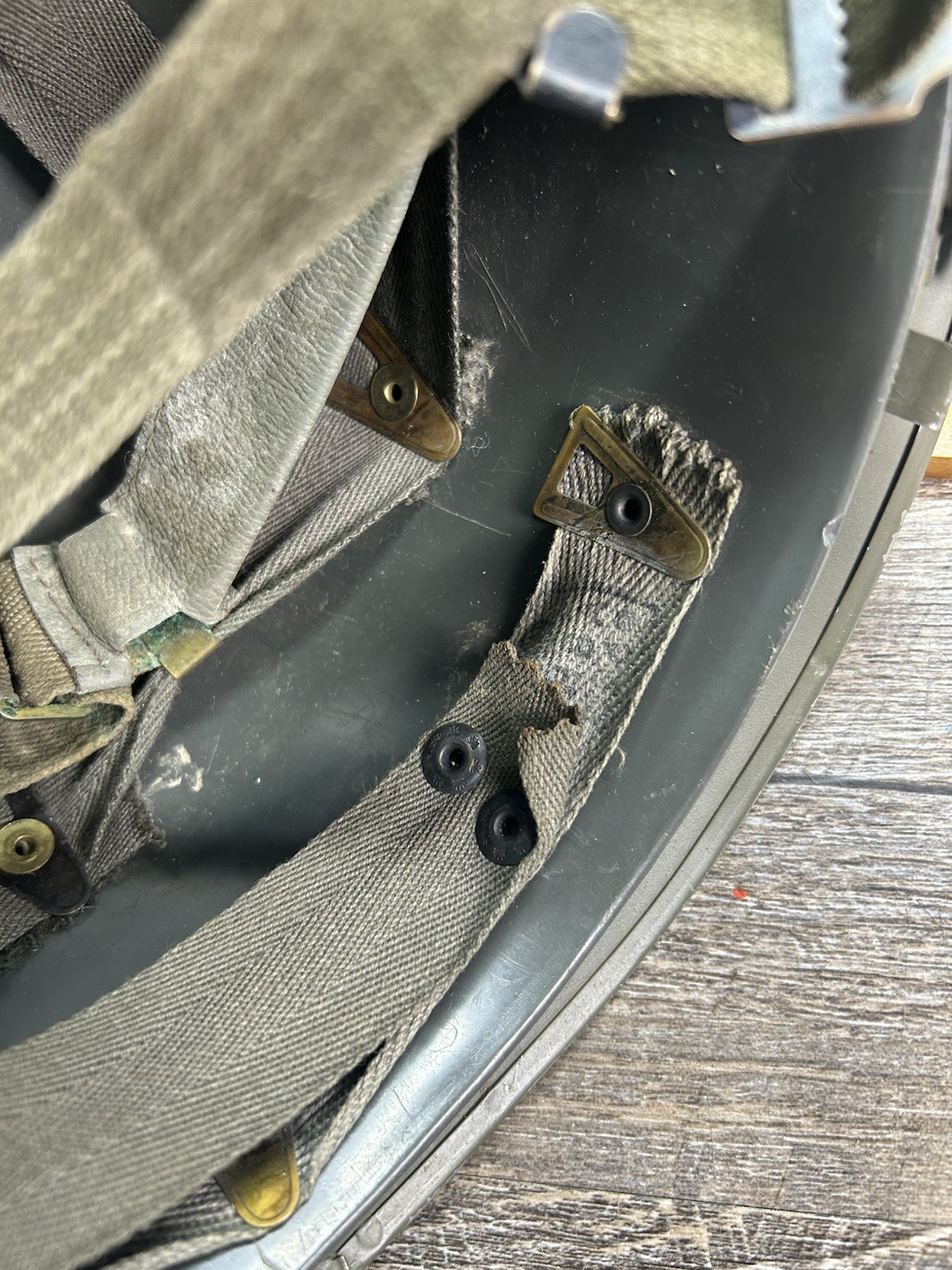 US Army Helmet With Liner 1960s Vietnam War Combat M1 Military Steel U-SCH 751