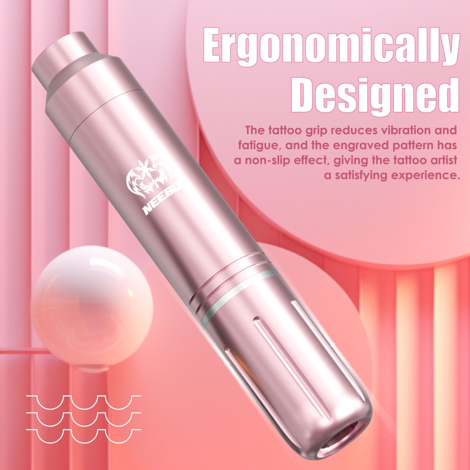 Complete Wireless Tattoo Pen Kit Rotary Microblading Machine Permanent MakeUp