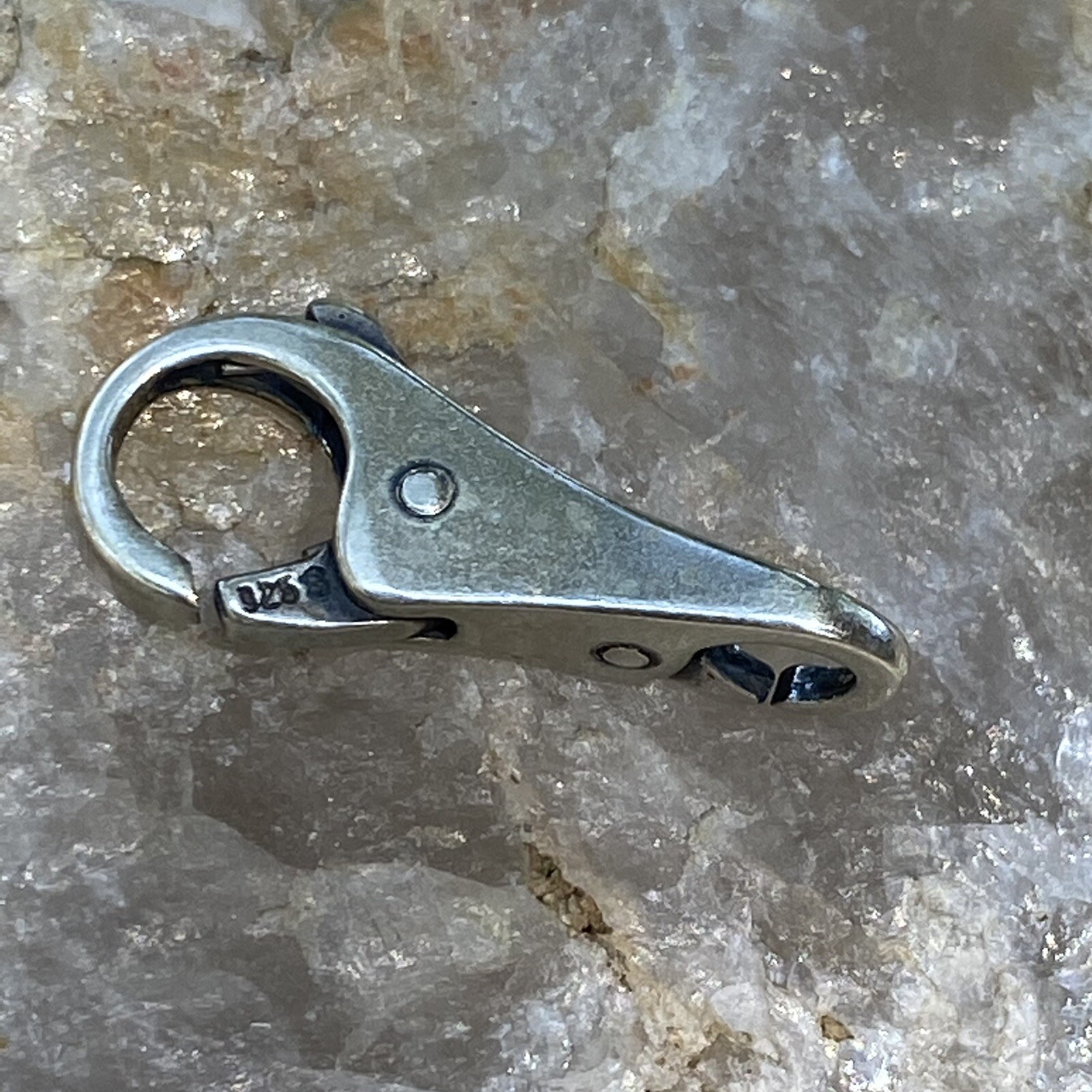 Trollbeads Plain Lock #10111 Sterling Silver Designer Lise Aagaard Authentic