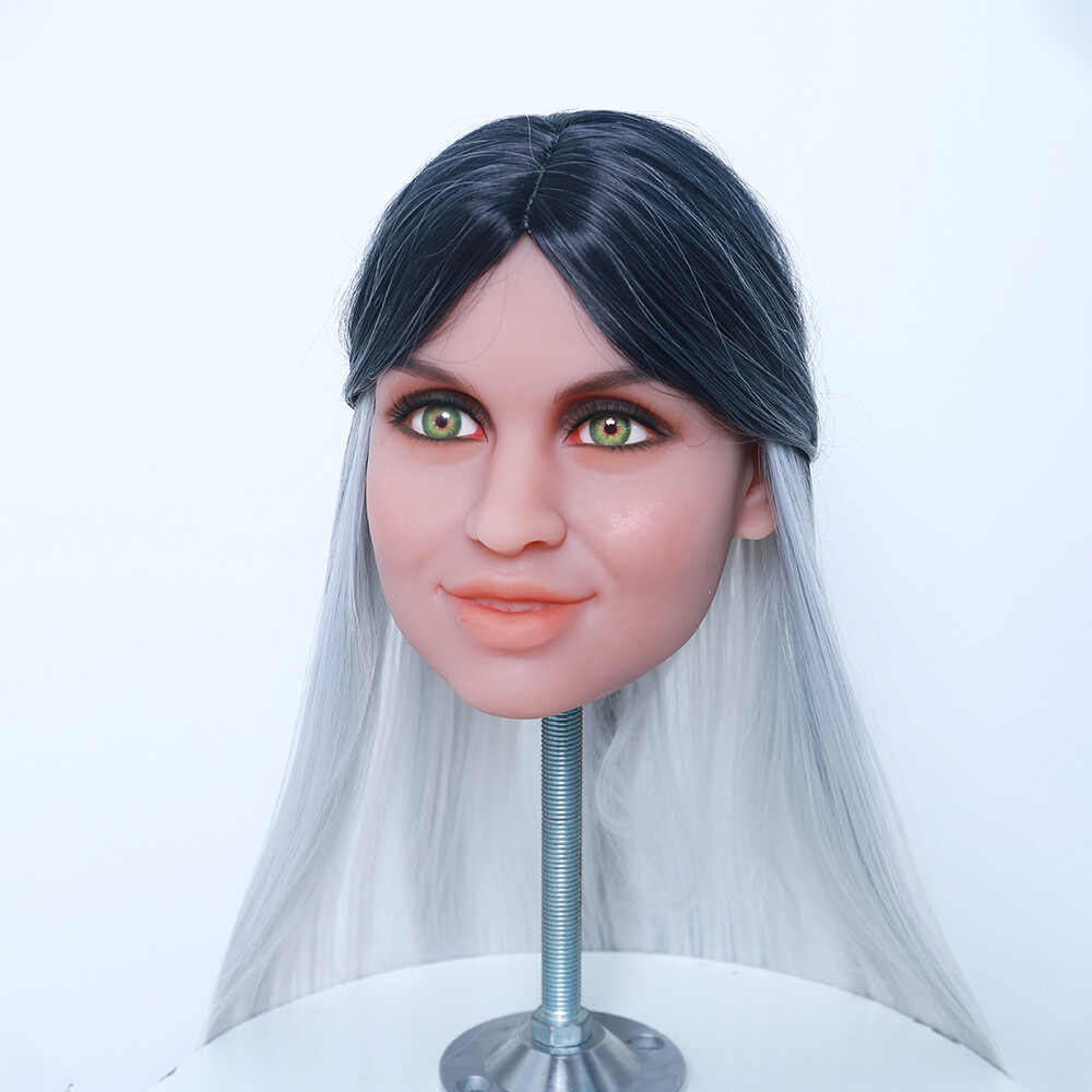 (OnlyHead)Realistic TPE Sex D-oll Head Adult Love Toys Heads for Man Sex Toys