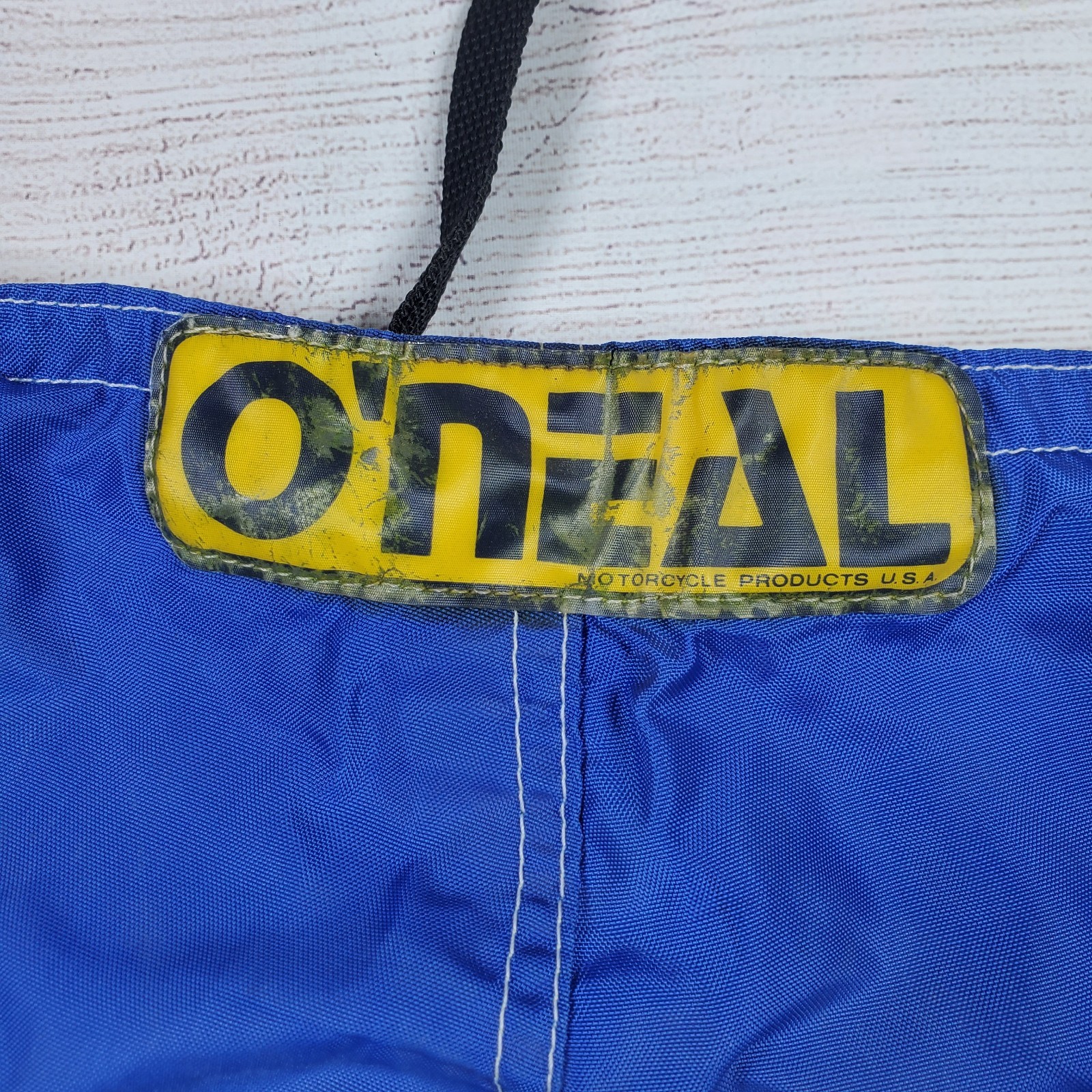 Vintage 70’s O'NEAL Racing Suzuki Dirt Bike Motorcross Pants 30 Yellow Blue USA