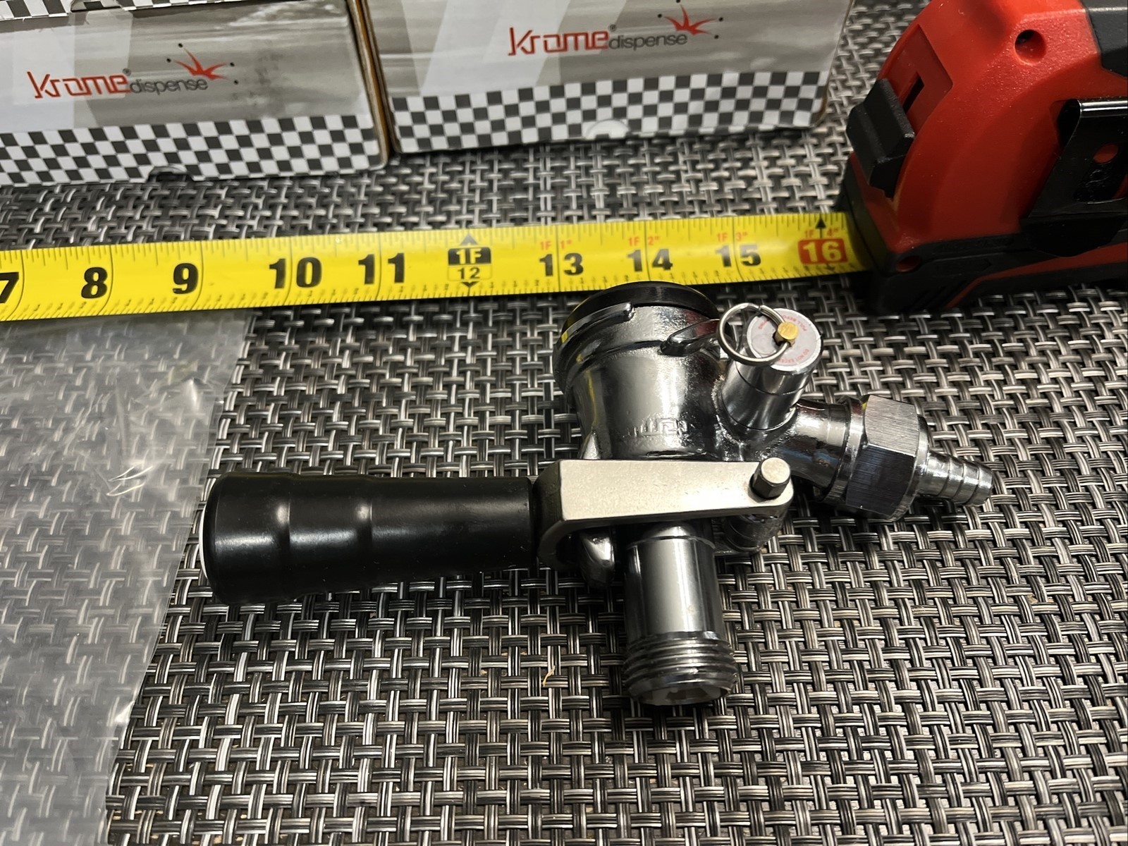 45 QTY! MASSIVE LOT- Krome Dispense C737 Keg Coupler D System Brass Pull Handle