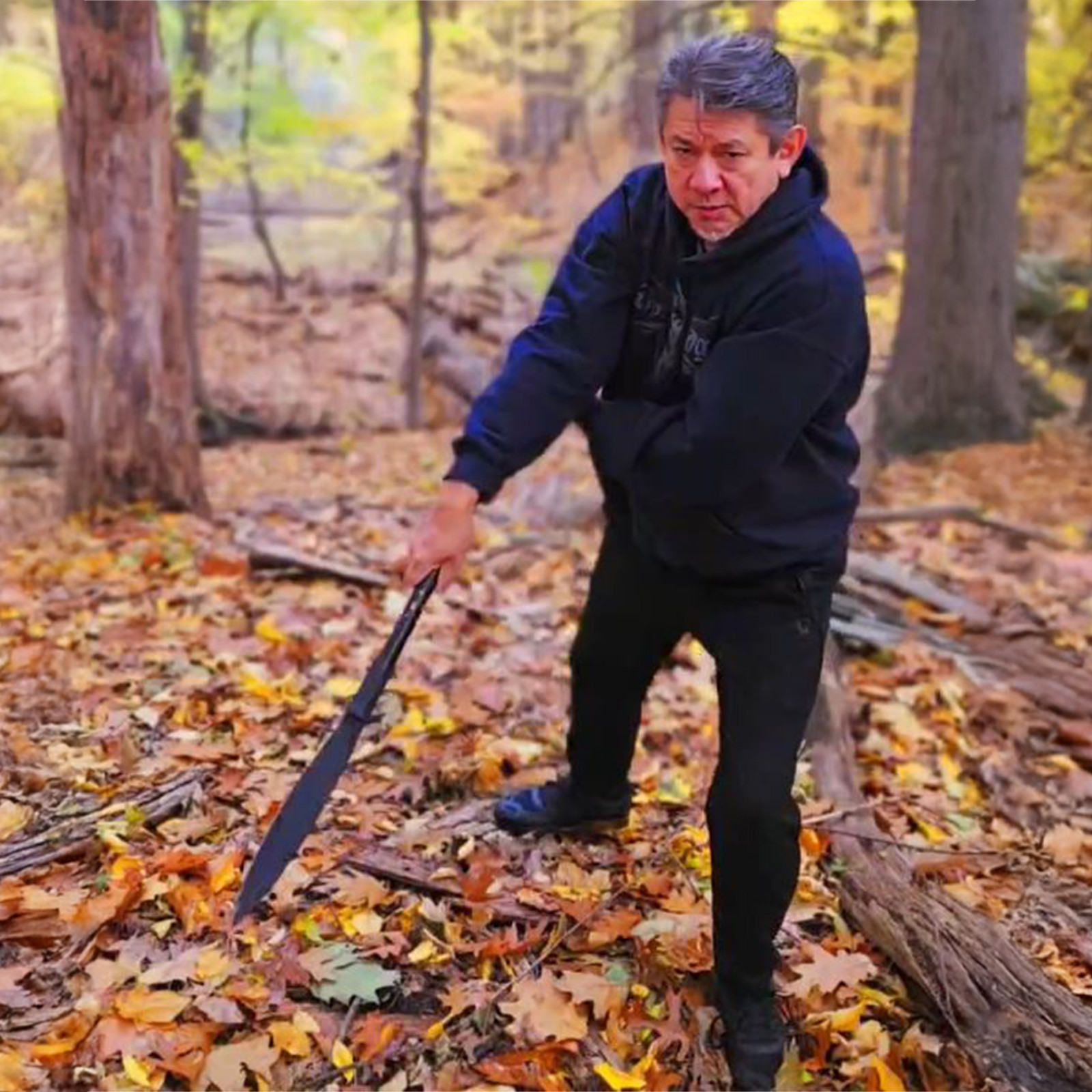 BattlSpear Fixed Blade Machete Hunting Survival Knife by Doug Marcaida