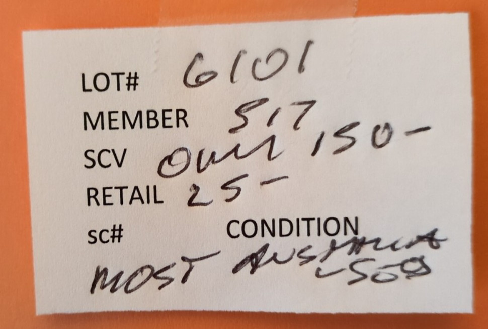 APC W6101 Australia on cicuit sheets over $150 scv all identified