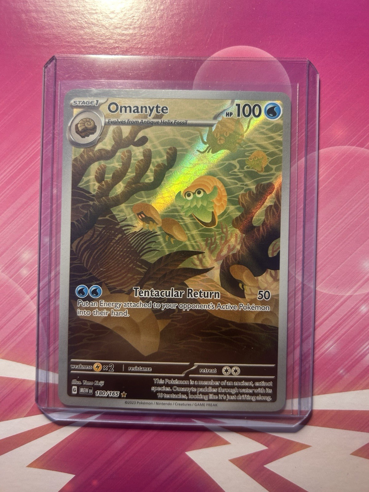 Pokemon S&V 151 Illustration Rare Lot: Nidoking, Mr.Mime, Caterpie, Omanyte