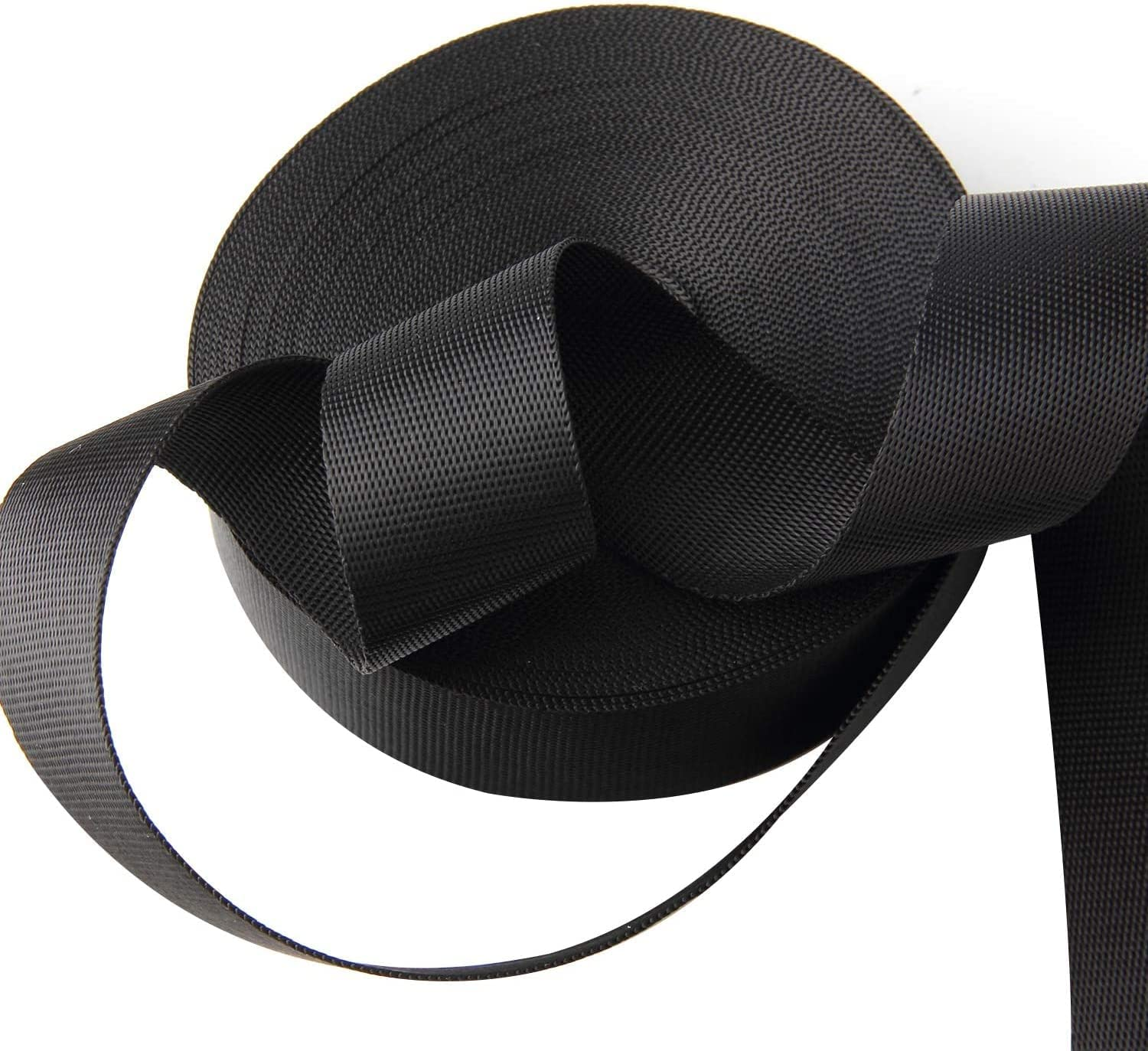 10 Yards 2 Inch Wide Black Nylon Heavy Duty Webbing Strap Heavy Straps Hammocks