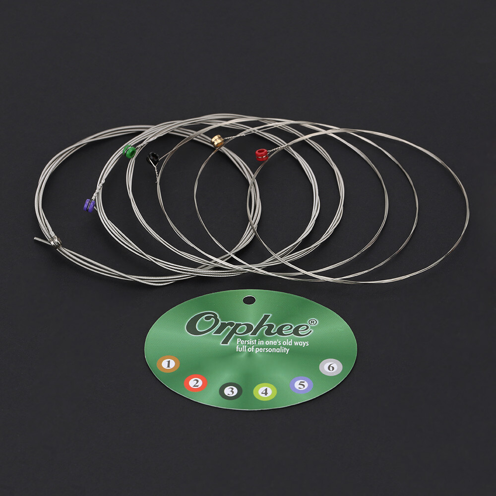 10 Sets of 6pcs Orphee RX15 Electric Guitar Strings .009-.042 Nickel Alloy W7G8