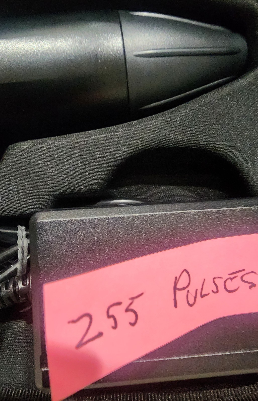 The phoenix in home ED device shockwave therapy 255 pulses used