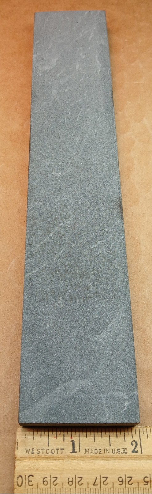 10"x 2"x 1/2" Black Hard Arkansas Oilstone, Whetstone, Knife Sharpening Stone