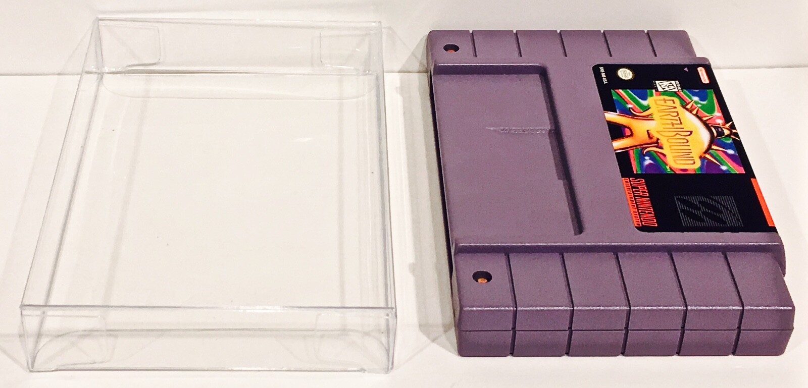 10x Display Protectors Clear Cover For Nintendo SNES CARTRIDGE Video Game Carts