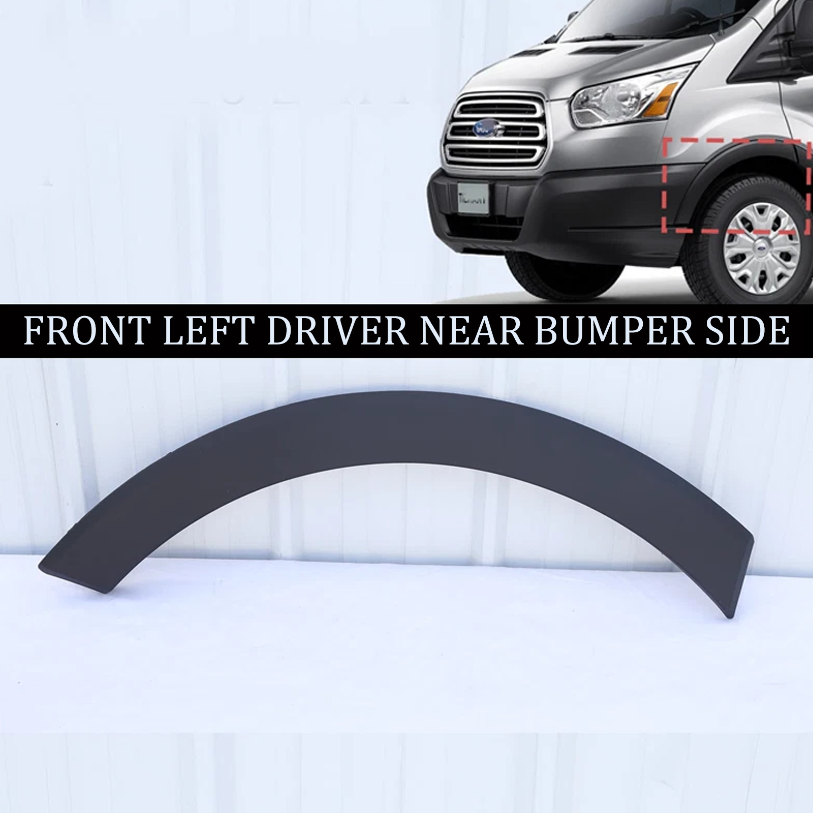 Front Wheel Arch Molding Flare Trim For Ford TRANSIT 150/250/350 HD 2015-24 2022