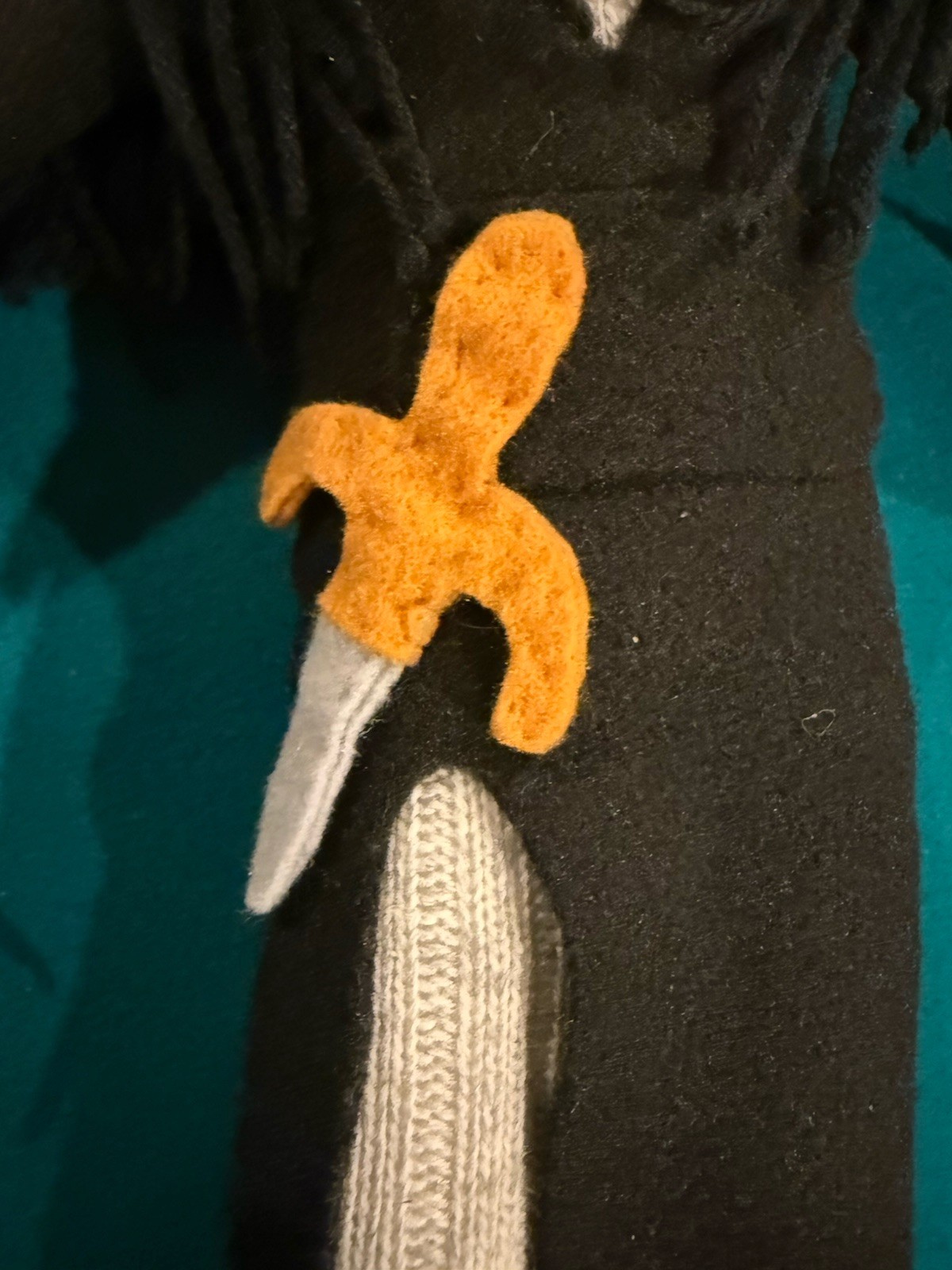 Custom Elvira Mistress Of The Dark 19" Figure Plush Sock Monkey Doll Horror