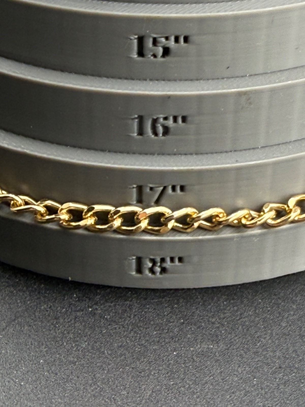 Vintage Elizabeth Imitation Coin Necklace Gold Tone 18”