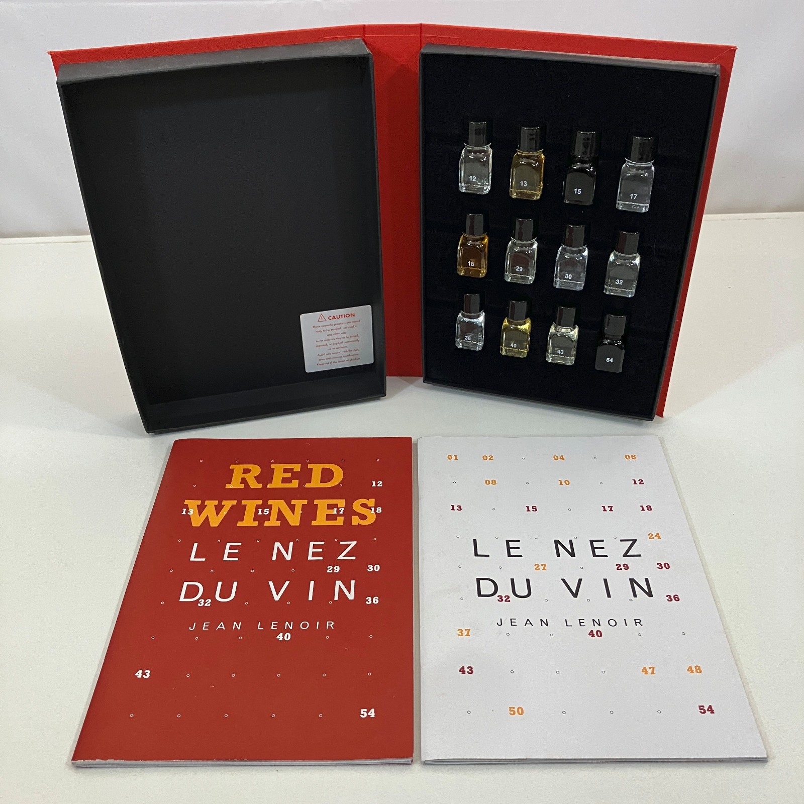 Le Nez Du Vin 12 Red Wine Aroma Kit Jean Lenoir Sommelier Entertaining Scent